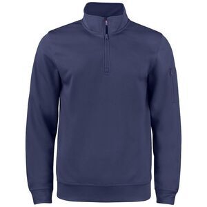 Clique Unisex Adult Basic Active Quarter Zip Sweatshirt / Dark Navy